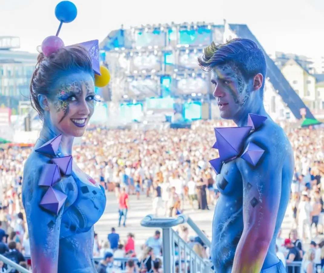 Promotion Einsatz am Life Ball